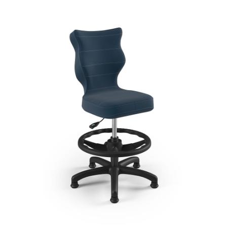 Krzesełko do biurka (wzrost 119-142) Petit granatowy (Velvet)