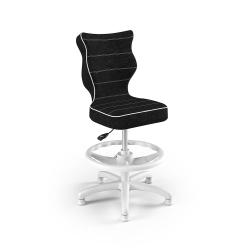 Krzesełko do biurka (wzrost 119-142) Petit czarny (Visto)
