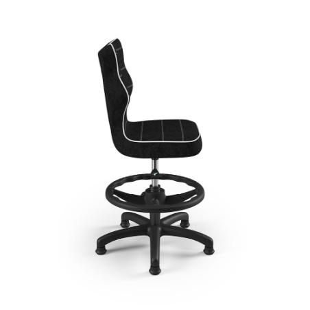 Krzesełko do biurka dla dziecka (wzrost 119-142) Petit czarny (Visto)