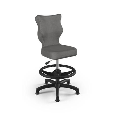 Krzesełko do biurka (wzrost 133-159) Petit ciemny szary (Monolith)