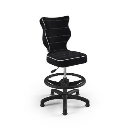 Krzesełko do biurka (wzrost 133-159) Petit czarny (Jasmine)
