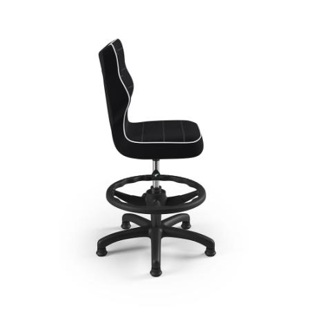 Krzesełko do biurka (wzrost 133-159) Petit czarny (Jasmine)