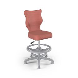 Krzesełko do biurka (wzrost 133-159) Petit różowy (Monolith)