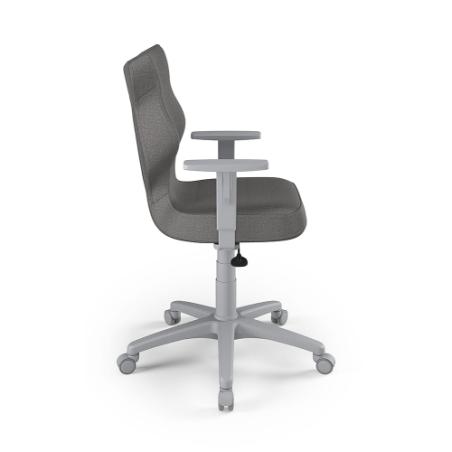 Krzesełko młodzieżowe (wzrost 146-176,5) Duo ciemny szary (Monolith)