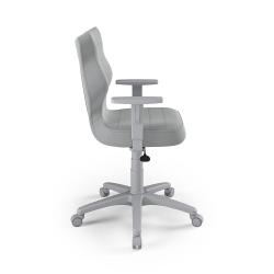 Krzesełko młodzieżowe (wzrost 146-176,5) Duo szary (Velvet)