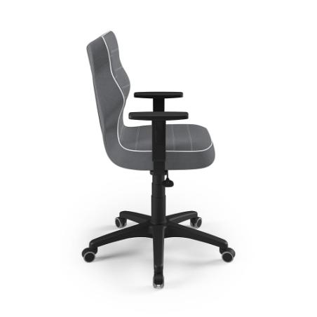 Krzesełko młodzieżowe (wzrost 146-176,5) Duo ciemny szary (Jasmine)