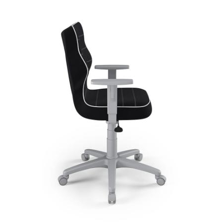 Krzesełko młodzieżowe (wzrost 146-176,5) Duo czarny (Jasmine)