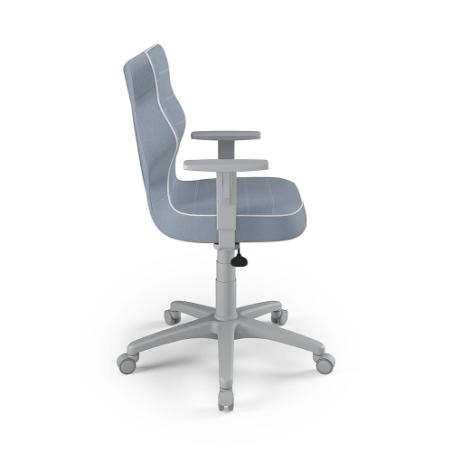 Krzesełko młodzieżowe (wzrost 146-176,5) Duo niebieski (Jasmine)