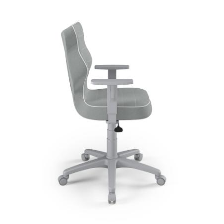 Krzesełko młodzieżowe (wzrost 146-176,5) Duo szary (Jasmine)