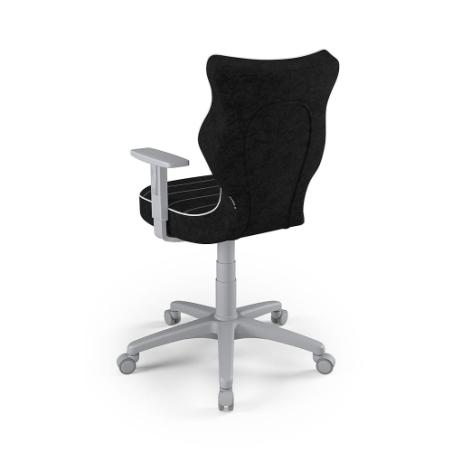 Krzesełko młodzieżowe (wzrost 146-176,5) Duo czarny (Visto)