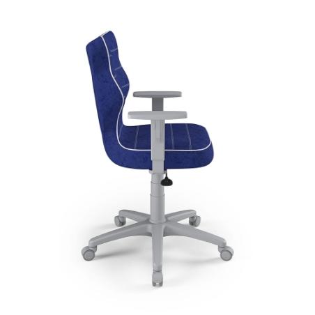 Krzesełko młodzieżowe (wzrost 146-176,5) Duo niebieski (Visto)