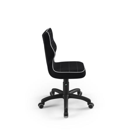 Krzesełko do biurka (wzrost 119-142) Petit czarny (Jasmine)