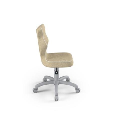 Krzesełko do biurka (wzrost 119-142) Petit beżowy (Visto)