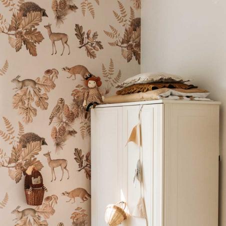 Dekornik Tapeta Autumn Forest With Animals