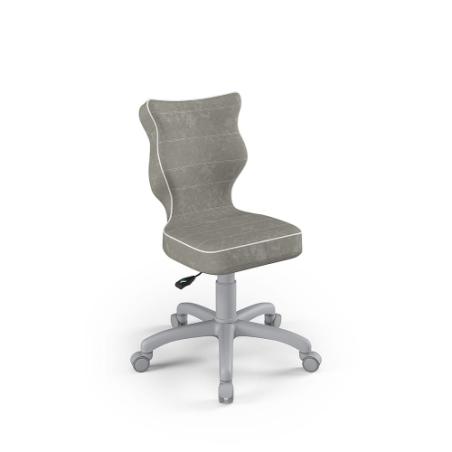 Krzesełko do biurka (wzrost 133-159) Petit szary (Visto)