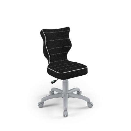 Krzesełko do biurka (wzrost 133-159) Petit czarny (Visto)