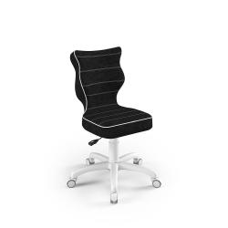 Krzesełko do biurka (wzrost 133-159) Petit czarny (Visto)