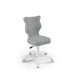 Krzesełko do biurka (wzrost 133-159) Petit szary (Jasmine)