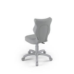 Krzesełko do biurka (wzrost 133-159) Petit szary (Velvet)
