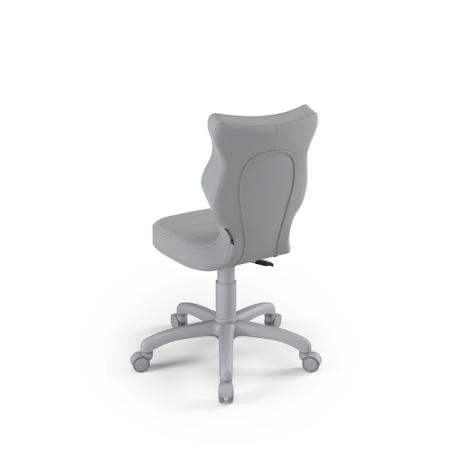 Krzesełko do biurka (wzrost 133-159) Petit szary (Velvet)