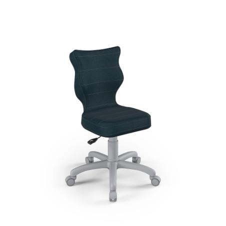 Krzesełko do biurka (wzrost 133-159) Petit granatowy (Monolith)