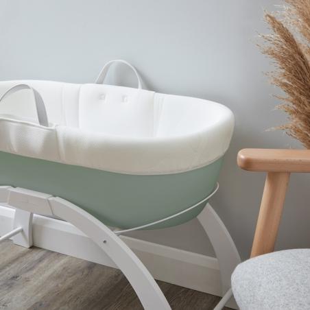 Shnuggle Kosz Mojżesza ze Stojakiem Dreami Eucalyptus
