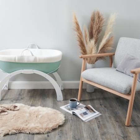 Shnuggle Kosz Mojżesza ze Stojakiem Dreami Eucalyptus