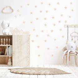 Pastelowe Love Naklejka Stokrotki I