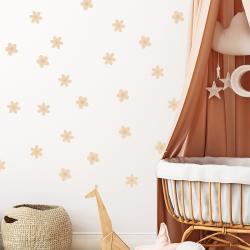 Pastelowe Love Naklejka Stokrotki II