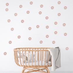 Pastelowe Love Naklejka Stokrotki IV