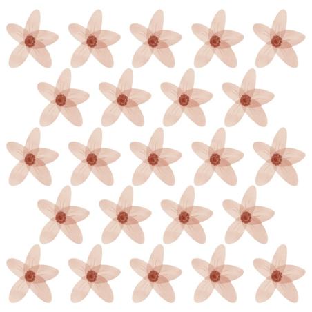 Pastelowe Love Naklejka Niezapominajki Boho