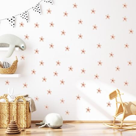 Pastelowe Love Naklejka Niezapominajki Boho