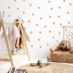 Pastelowe Love Naklejka Niezapominajki Boho