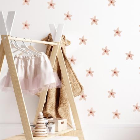 Pastelowe Love Naklejka Niezapominajki Boho