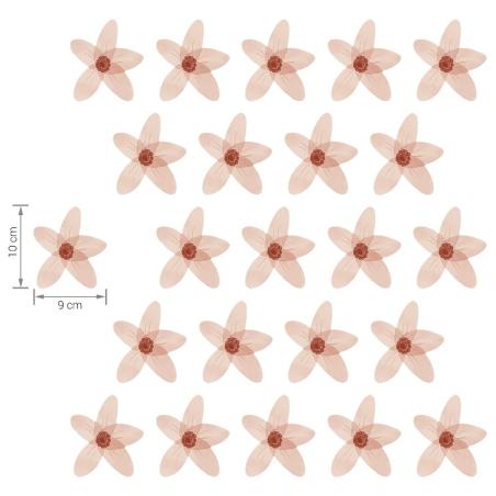 Pastelowe Love Naklejka Niezapominajki Boho