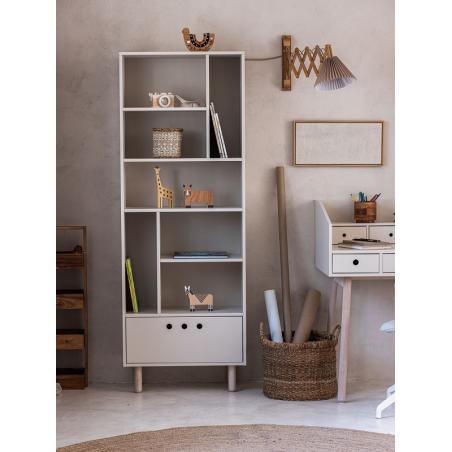 Wood Luck Design River Regał Piaskowy Beż