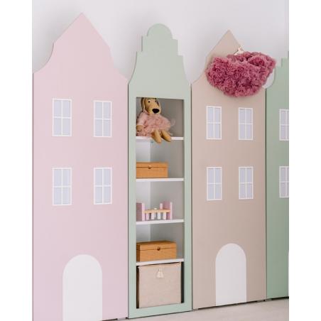 Regał Kamieniczka Paryż (różowy)