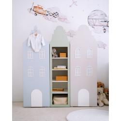 Regał Kamieniczka Kraków (różowy)