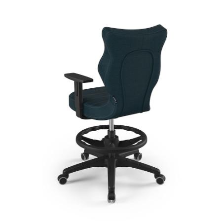 Krzesełko młodzieżowe (wzrost 146-176,5) Duo z podnóżkiem granatowy (Monolith)