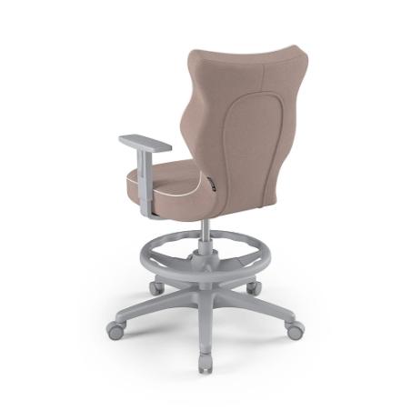 Krzesełko młodzieżowe (wzrost 146-176,5) Duo z podnóżkiem różowy (Jasmine)