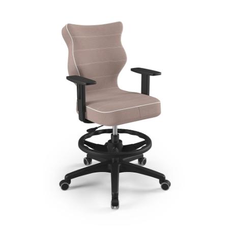 Krzesełko młodzieżowe (wzrost 146-176,5) Duo z podnóżkiem różowy (Jasmine)