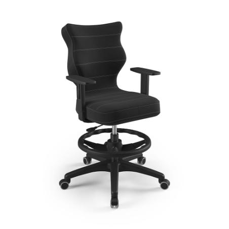 Krzesełko młodzieżowe (wzrost 146-176,5) Duo z podnóżkiem antracyt (Velvet)