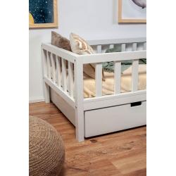 Łóżko Basic 140x70 białe (z opcją szuflady)