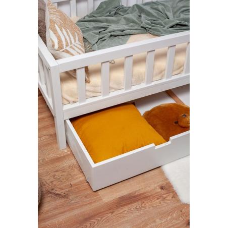 Łóżko Basic 140x70 białe (z opcją szuflady)