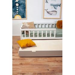 Łóżko Basic 140x70 białe (z opcją szuflady)