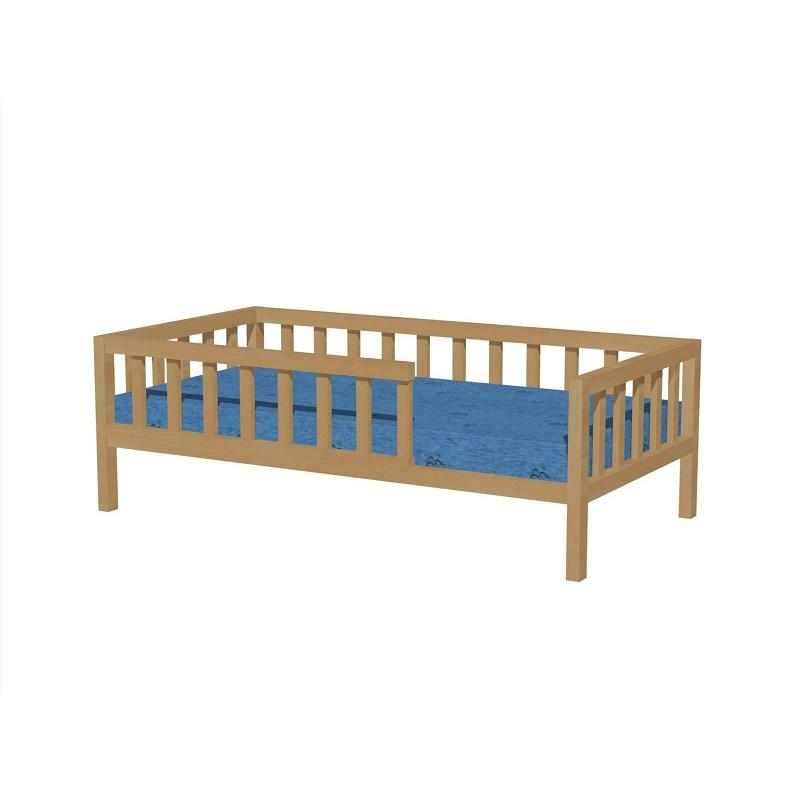 Łóżko Basic 140x70 naturalne (z opcją szuflady)