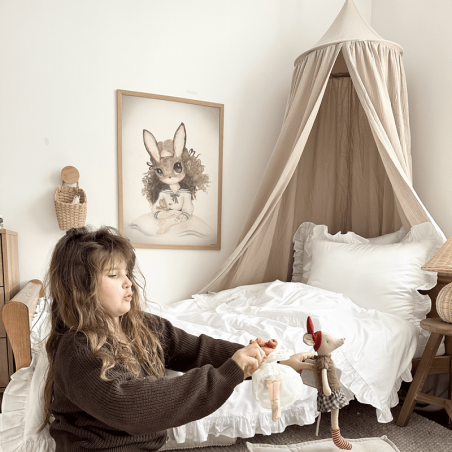 Cotton&Sweets Baldachim z bawełny organicznej - Beż