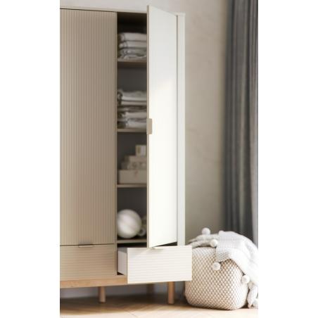 Pinio Miloo Szafa Trzydrzwiowa (szampański)