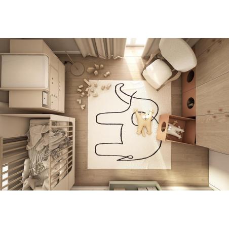 Wood Luck Design River Komoda Piaskowy Beż