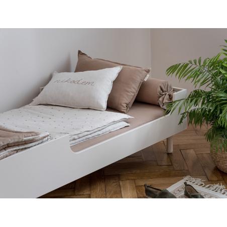 Wood Luck Design River Piaskowy Beż Łóżeczko 70x140